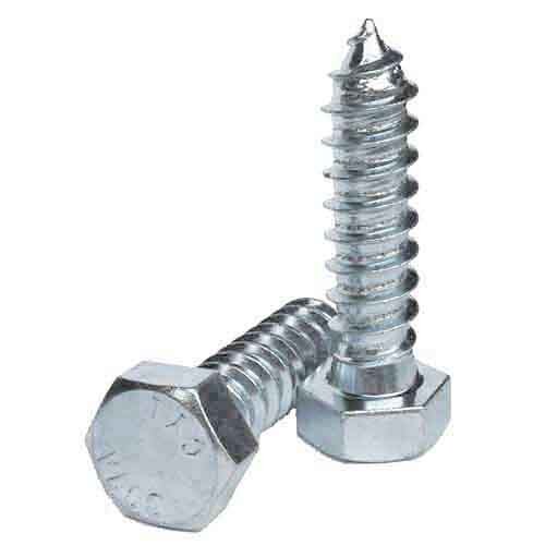 LS516112 5/16"-9 X 1-1/2" Hex Lag Screw, Low Carbon, Zinc